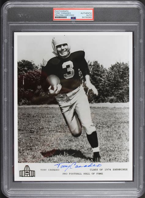 Lot Detail - 1941-1952 Tony Canadeo (d.2003) Green Bay Packers ...