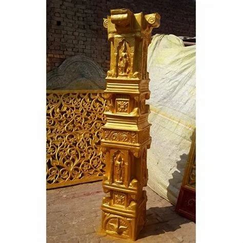 Fiber Frp Golden Decorative Wedding Pillar At Rs In Khalilabad