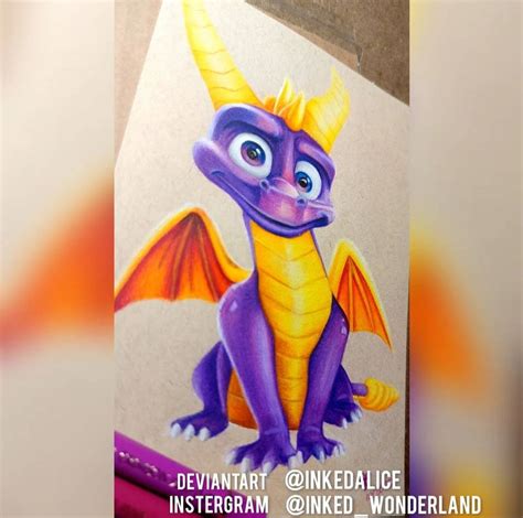 Fanart spyro by inkedalice on DeviantArt