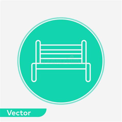 Symbole De Signe D Ic Ne De Vecteur De Banc Illustration De Vecteur