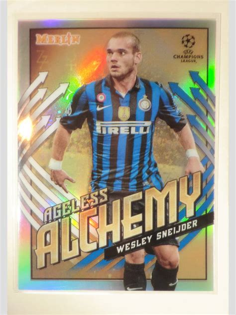 WESLEY SNEIJDER INTEL 2020 21 TOPPS MERLIN UEFA CHAMPIONS LEAGUE