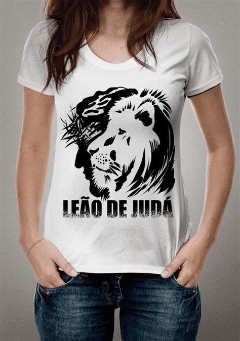 T Shirt Estonada Leão de Judá em KasamiARTE