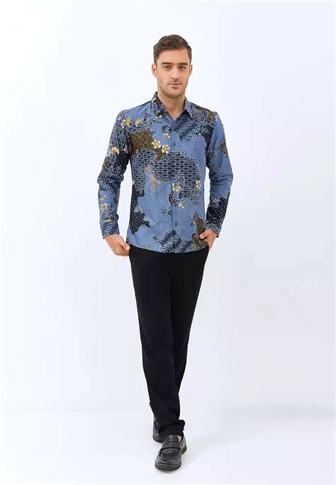 Jual ODZA CLASSIC Odza Classic Kemeja Batik Slimfit Modern Pria Lengan