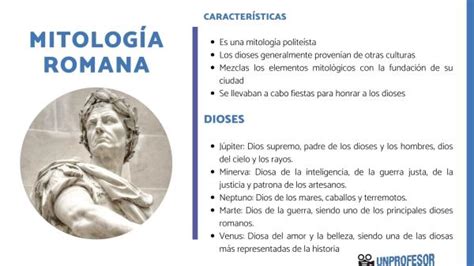 Mitología Romana Dioses Y Características Resumen