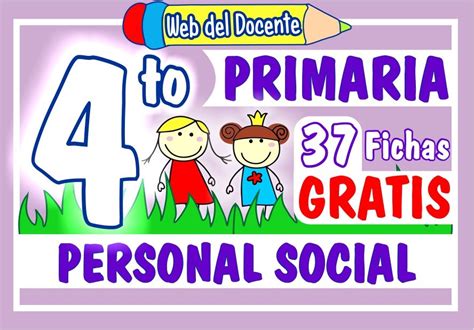 Fichas De Personal Social Para Cuarto De Primaria Fichas Gratis Images