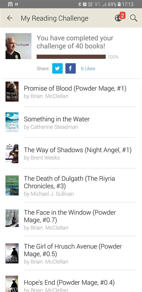 My Reading Challenge is fulfilled