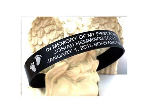 Memorial Braceletmemorial Cuffs Custom Military Cuffkiain Memory Of