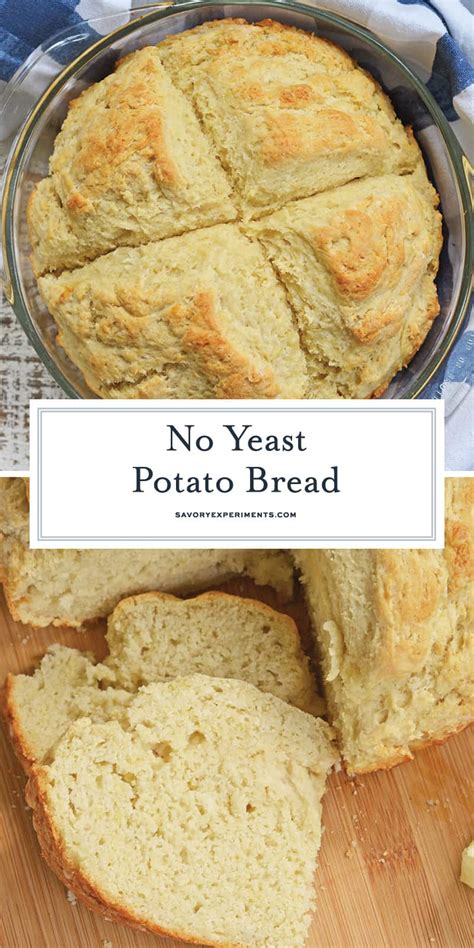 No Yeast Potato Bread - Yeast Free Quick Bread