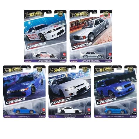 Hot Wheels Scale Car Culture Modern Classics Case E Set Of