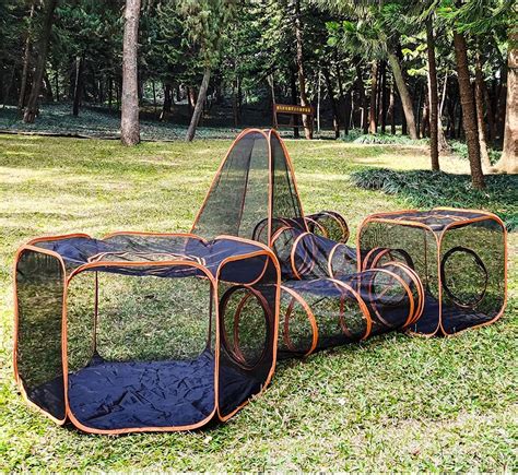 Buy Outdoor Cat Enclosures 6 In 1 Cat Tunnel Tents For Outside With