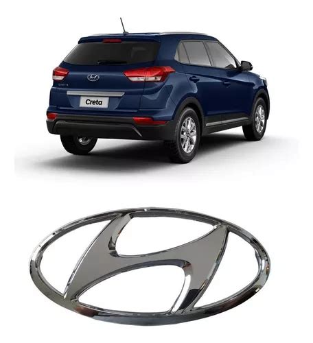 Emblema H Tampa Porta Malas Hyundai Creta 2017 2020 Parcelamento Sem