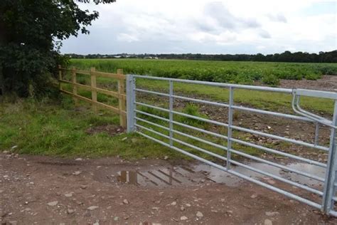 Welded Mesh Farm Gates Wire Filled Tube 12 Foot Hot Dipped Galvanized