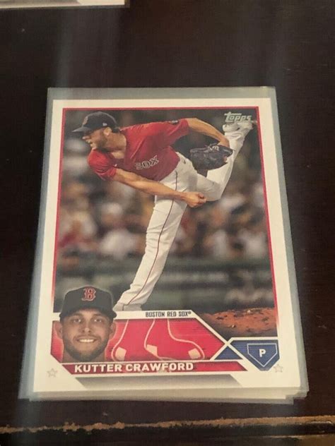 Topps Series Base Kutter Crawford Boston Red Sox Ebay