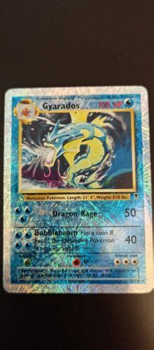 Pokemon Legendary Collection Reverse Holo Gyarados 12 110 CGC 7 EBay