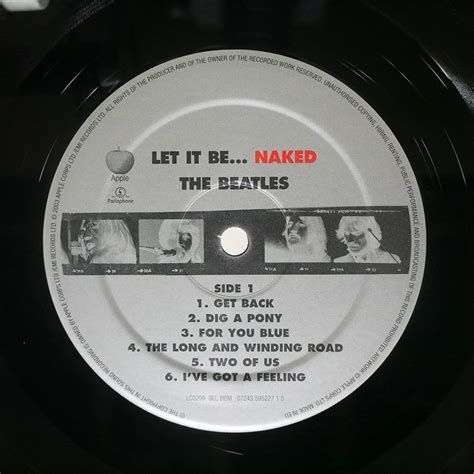 Yahoo オークション BEATLES LET IT BE NAKED PARLOPHONE