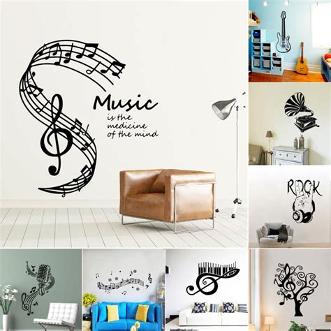 Jual Stiker Dinding Musik Wall Cutting Sticker Vinyl Music Piano Hiasan