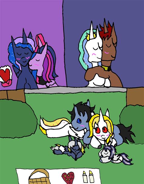 3299484 Safe Artist Ask Luciavampire Princess Celestia Princess