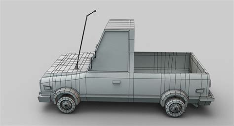 Camioneta De Dibujos Animados Modelo 3d 29 Max Obj 3ds Fbx Free3d