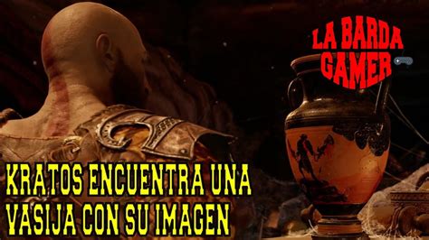 Kratos Encuentra Una Vasija Con Su Imagen En El Templo De Tyr God Of