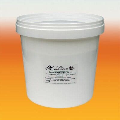 Vinclasse Sodium Metabisulphite Kg Bucket For Homebrew And Wine