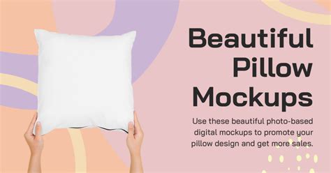 Beautiful Pillow Mockups To Sell Your Design