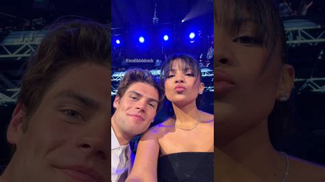 Nikki Rodriguez Noah Lalonde Attend The Pcas Together Youtube