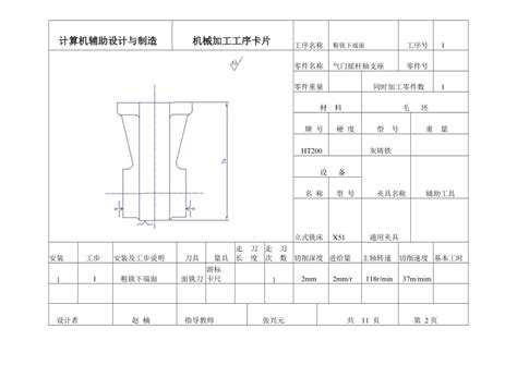 气门摇杆轴支座工艺规程及铣底面夹具设计[版本2][含高清cad图 工序卡片 说明书] Zip 资源下载知享网