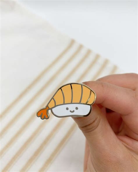 Sushi Pin Sushi Enamel Pin Kawaii Enamel Pin Sushi Lover Gift Cute Pins