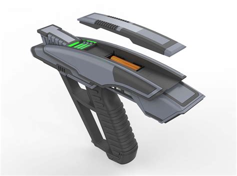 Star Trek Picard Phaser - 3D Model by MakerLab