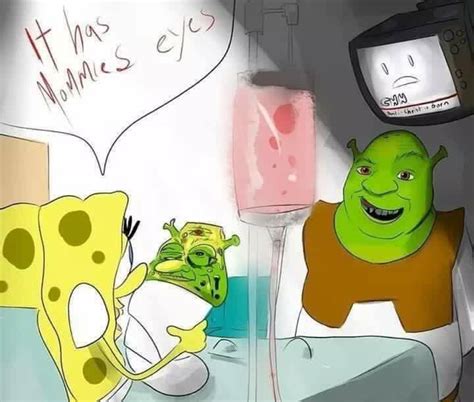 Shrek And Spongebob