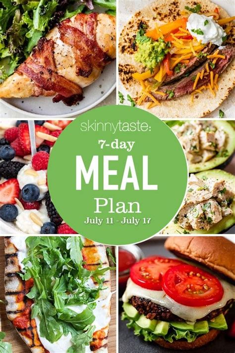 Day Healthy Meal Plan July How To Go Healthy