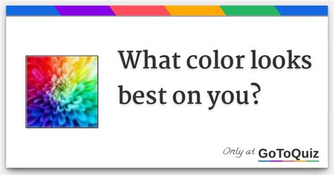 Results What Color Looks Best On You