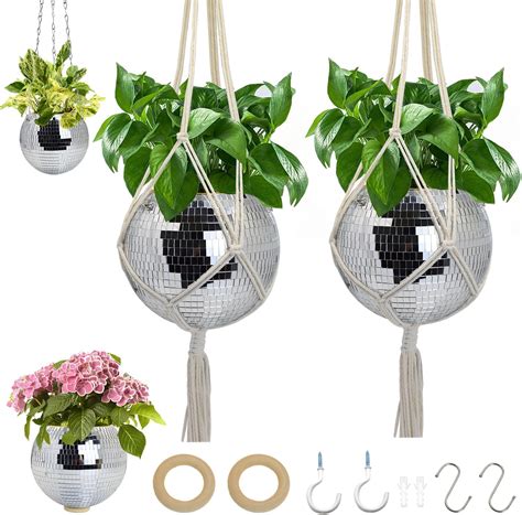 Amazon Disco Ball Planter Pack Disco Planter With Hanging