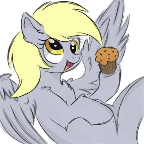 2973038 Safe Artist Kusturbrick Derpy Hooves Pegasus Pony G4