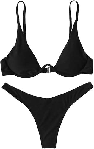 Amazon Verdusa Women S Sexy Triangle Bathing Two Pieces Swimsuit Bikini Set Clothing