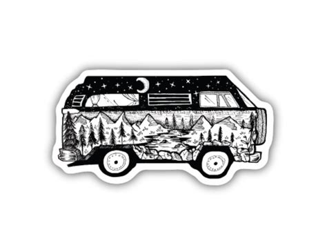 Stickers Northwest Bus Scene Vinyl Sticker 1 Ct Fred Meyer