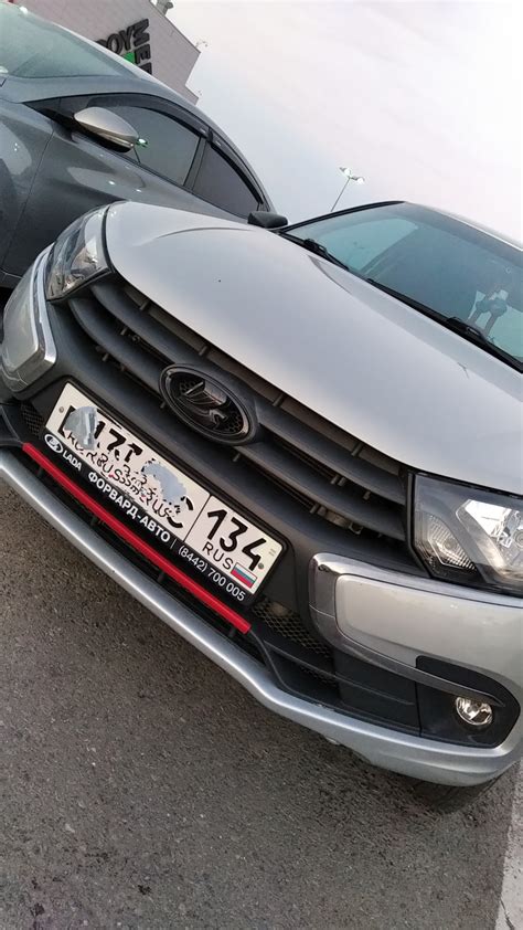 черная эмблема или когда не о чем писать — Lada Гранта (2G) FL, 1,6 л ...