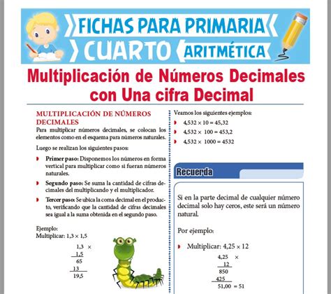 Ejemplos De Problemas Con Punto Decimal Cuarto Grado Nuevo Ejemplo