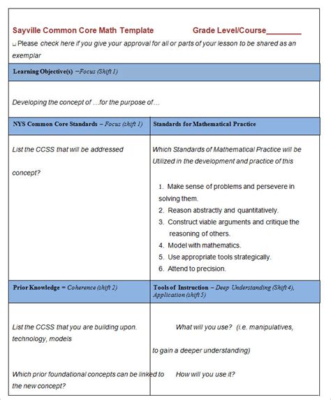 Lesson Plan In Mathematics For Elementary