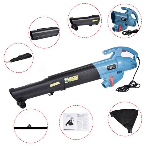 Electric Blower Leaf Vacuum 3 In 1 Multi Function Grandado