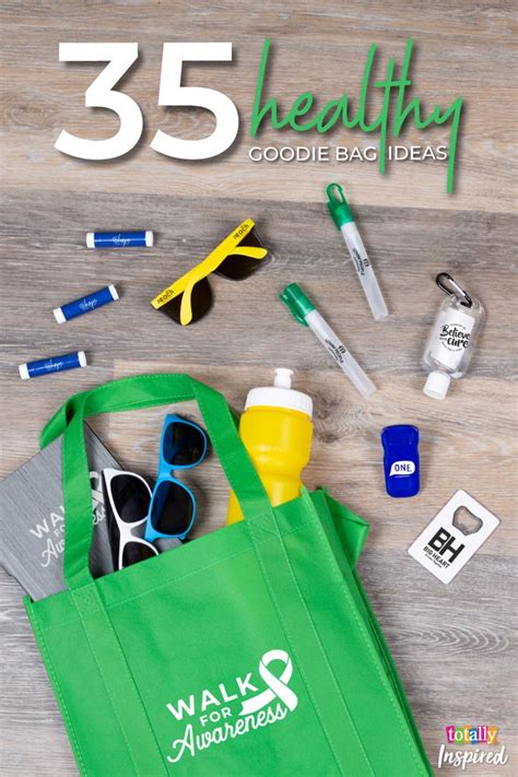 35 Healthy Goodie Bag Ideas For Wellness Events Totally Inspired