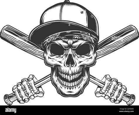 Skull With Bandana And Cap Royalty Free Vector Image Atelier Yuwa Ciao Jp