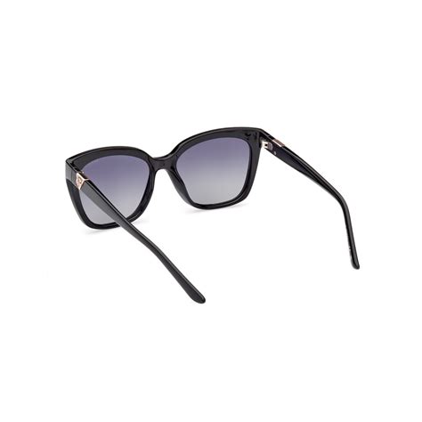 Guess Gu 7878 01d Shiny Black Sunglasses Woman