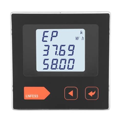 HURRISE Compteur triphasé LNFE93 LCD compteur d énergie électrique