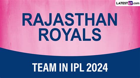 Cricket News Rr Squad In Ipl 2024 Full Players List Of Rajasthan