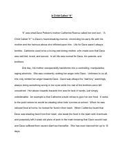 A Child Called "It".pdf - A Child Called "It" "It" was what Dave ...
