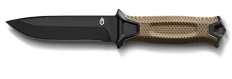 GERBER StrongArm Fixed Blade Knife With Fine Edge Coyote Brown