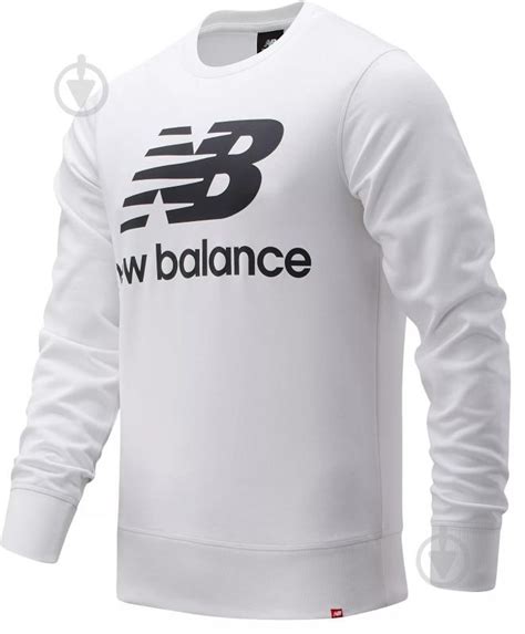 ᐉ Свитшот New Balance MT03560WT р. S белый • Купить в Киеве, Украине ...