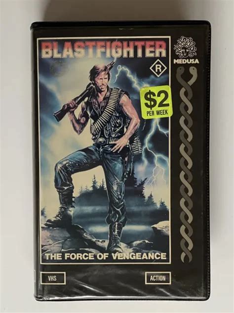 Blastfighter Vhs Cbs Fox Video Ex Rental Tape Clamshell Italian