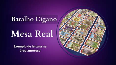 Mesa Real Baralho Cigano M Todo De Leitura Youtube